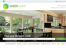 Tablet Screenshot of greenlight-realestate.com
